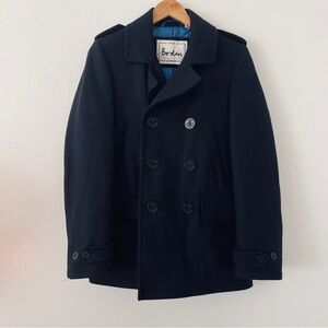 Boden Men’s Navy Blue Pea Coat - the Reefer